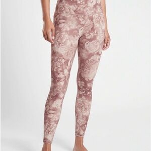 Athleta Elation Floral 7/8 Leggings Size Small